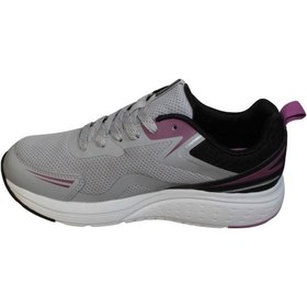 Resim Kinetix Kadın Beyaz Gri Runnıng Fileli Sneaker Spor Yürüyüş Ayakkabısı 001 