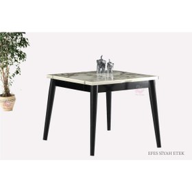 Resim Sweet Home Masa Sandalye Yanlardan Açılır Katlanır Büyüyen Kare Masa 75x80 Cm 