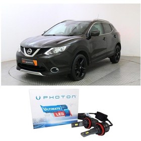 Resim Nissan Qashqai J11 Led Xenon Sis Far Ampulü H8 Ultimate Yeni Seri Beyaz 2014+ 
