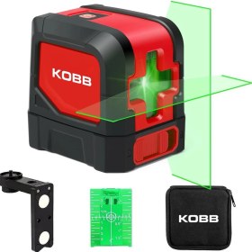 Resim Kobb KBL91G 30 Metre Profesyonel Yatay ve Dikey Otomatik Hizalamalı Yeşil Çapraz Çizgi Lazer Distomat 