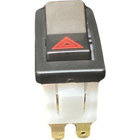 Resim Genel Markalar 7702254812 Flaşör Anahtarı Dörtlü R12 Siyah Çerçeve 