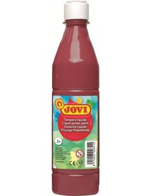 Resim Jovi Kahverengi Guaj Boya 500Ml Hazır Sulandırılmış Sıvı Guaj Kahverengi 