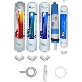 Resim Pemax Water Solutions Kapalı Kasa Su Arıtma Cihazlarına STDMAX 5'li Pallas Mebran Mineralli Tatlandırıcı 