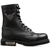 Resim Harley Davidson 025G100328 Siyah Erkek Çocuk Bot Siyah 