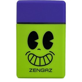 Resim Zengaz Cool Tasarım Jet Alev Çakmak - Big Smile Yeşil 