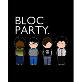 Resim Bloc Party Grup Büyük Sırt Patch Yama 