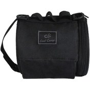 Resim Yuntech01 Siyah Kampanya Tuvalet Kağıdı Saklama Çantası, Işık Direği Asmalı, Piknik Ve Kamp İçin Multifonksiyonel Organizer Siyah 