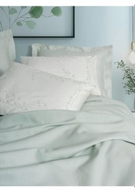 Resim Cotton Box Serenity Bambu Çift Kişilik Pike Takımı Brisa Mint Çok Renkli 