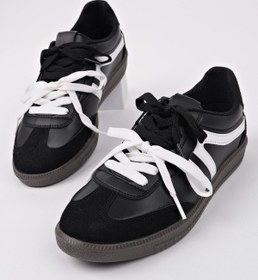 Resim Muggo Retro Çift Bağcıklı Günlük Kadın Sneaker Spor Ayakkabı 