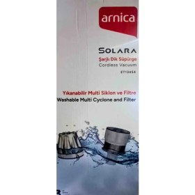 Resim Arnica Solara ET13454 Şarjlı Dikey Süpürge 