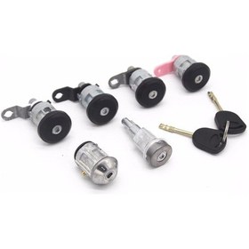 Resim Ford Transit Kilit Şifre Takımı Kaput Depo Kontak Tam Set 1993-2001 