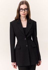 Resim Premium Padded Fit Blazer Black - BLACK / 40 