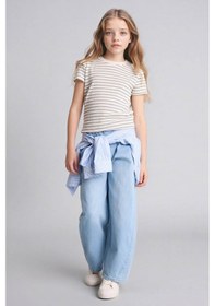 Resim Defacto 26y801002574 Gri Kız Çocuk T-shirt B6692a8/gr449 Gri 
