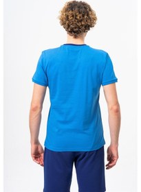 Resim Benetton Bnt-m20461-23y Erkek T-shirt BNT-M20461-R1161 Mavi 