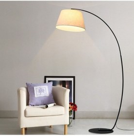 Resim RİOLİGHT RETRO2 RUSTİK HAREKETLİ KREM KUMAŞ BAŞLIK SİYAH METAL LA 