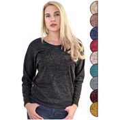 Resim Aura Color Büyük Beden Leera Kazak 6502456 Koyu Gri 