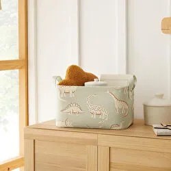 Resim Çocuk Odası Dinozor Sepet 30 X 21 X 18 Cm 