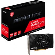 Resim MSI VGA RADEON RX 6400 AERO ITX 4G RX6400 4GB GDDR6 64B PCIE 4.0 X4 (1XDP 1XHDMI) 