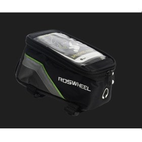 Resim Xbyc 896 Bisiklet Kadro Üstü Çanta Siyah Yeşil Çok Renkli 