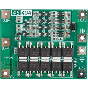 Resim 4S 40A 18650 Lityum Pil Şarj Koruma Devresi Balanslı 