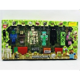 Resim Oyuncak Mınecraft Figürleri Oyuncak 21 Parça Minecraft Figür 