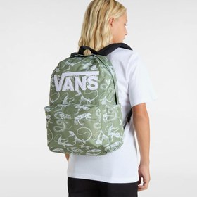 Resim Vans Old Skool Grom Çocuk Yeşil Sırt Çantası 