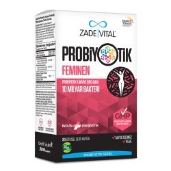 Resim Zade Vital Feminen Probiyotik Takviye Edici Gıda 30 Kapsül 