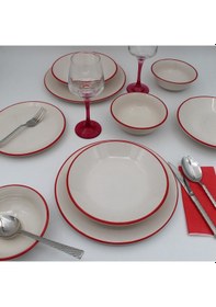 Resim Carmen 18 Parça 6 Kişilik Yemek Takımı 