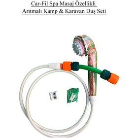 Resim Car-fil Spa Masaj Özellikli Arıtmalı Kamp & Karavan Duş Seti 