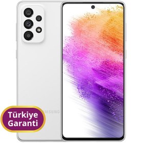 Resim Samsung A73 TR Garanti | 128 GB 8 GB Beyaz 