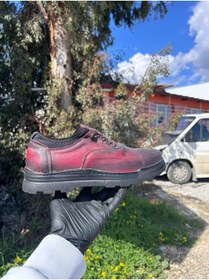 Resim Erkek Boğazlı Deri Ayakkabı - Hakiki Deri Günlük & Klasik Model 