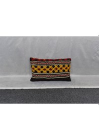 Resim Zehra Abla Halı Yeni El Dokuma Dekoratif Lumbar Kilim Kırlent Yastık Kılıfı 6140 
