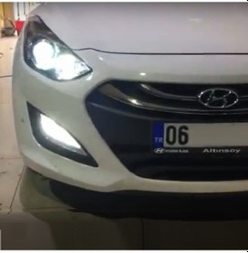 Resim Hyundai İ30 Led Xenon Kısa Far Ampulü H7 6000k Beyaz Işık 