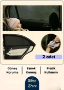 Resim RibasPro Volkswagen Polo 1995-2001 6N2 Uyumlu ÖZEL 2'Lİ Oto Yan Cam Güneşliği, Arka Cam Güneşliği/Perde 