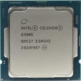 Resim Intel Celeron G5905 4mb 2çekirdekli O/b UHD610 1200P 58W Kutusuz Fansız 