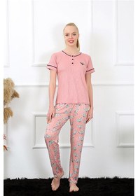 Resim Akbeniz Kadın Gül Kurusu Kısa Kol Pijama Takım 20388 - S Gülkurusu 