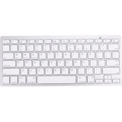 Resim Rogfer Bk-3001 Bluetooth Kablosuz 78 Tuşlu Windows / İpad / İphone Uyumlu Ultra İnce Klavye Gümüş - Silver 