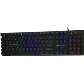 Resim Raynox Ranyox K-714 LED Işıklı Mekanik Hisli Klavye 