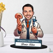 Resim En Başarılı Erkek KBB Doktoru Karikatürlü Biblo 