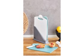 Resim Feyza Design Drew 4 Parça Kesme Tahtası Seti, 31 Cm, Dayanıklı ve Kullanışlı Tasarım 