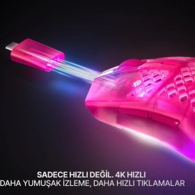 Resim Steelseries Aerox 3 Wireless Gen 2 - Magenta Haze 4K Kablosuz Gaming Mouse 
