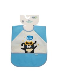 Resim Babyjem Poli Muşamba Kollu Mama Önlüğü Mavi Outlet 