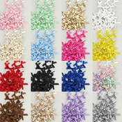 Resim 50 adet/SET Bale Stili Sevimli Kurdele Küçük Kurdele Kız Kalp DIY Giyim Aksesuarları Saç Aksesuarları, Balon Kurdeleleri, Düğün Parti Süsleri, Oda Süsleri, Ev Süsleri Pembe Hediye Ambalaj Süsleri El Sanatları Kart Süsleri 