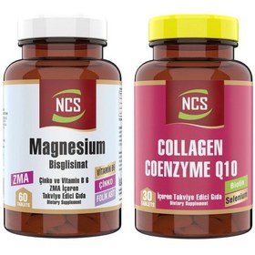 Resim Ncs Magnesium Bisglisinat Çinko Folic Acid 60 Tablet Collagen Coe 