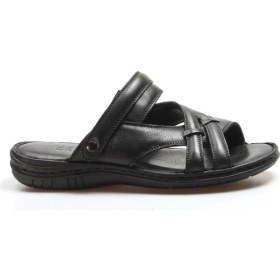 Resim Fast Step Hakiki Deri Erkek Klasik Sandalet 952MA710 