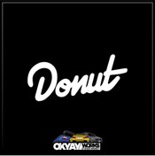 Resim OkyayWorks Donut Sticker - Beyaz 