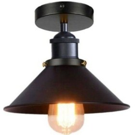 Resim Mylights Retro Rustik Vintage Metal Avize Armatür 22 Cm En 