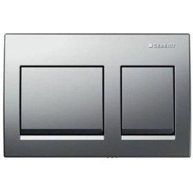 Resim Geberit Alpha35 Kumanda Kapağı Çift Basmalı, Parlak Krom - 115.045.21.5 