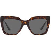 Resim Versace 4418 108/87 56 Kadın Kahverengi Köşeli Çerçeve Güneş Gözlüğü 