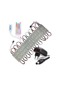 Resim 20 Adet 12 V 1,5 Watt Argb 5050 Pixel Cob Led Modül Sp611e Tek Çıkışlı Sese Ve Müziğe Duyarlı 3a Pla 